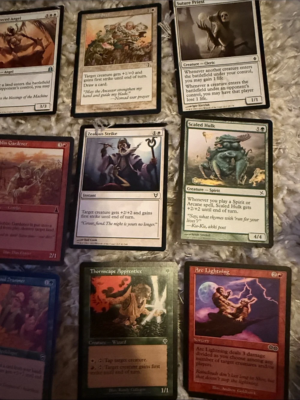 16 Older Magic The Gathering Card Lot 1994-2012